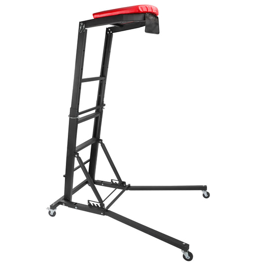 Foldable Topside Creeper, Automotive Engine Creeper with 45”-66” Adjustable Height, 400LBS Capacity High Top Automotive Creeper with 4 Swivel Caster Wheels and Cushions for Garage, Shop, Auto Repair