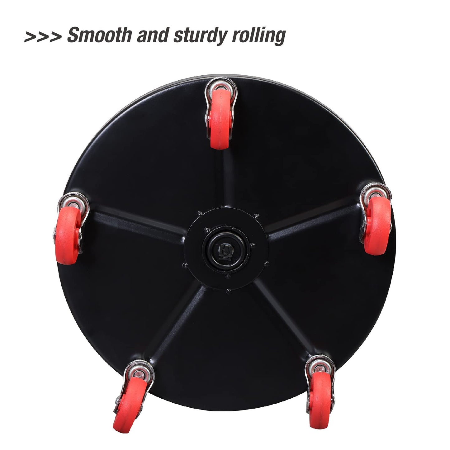 Lafati Rolling Mechanics Seat, 300 LBS Capacity, Heavy-Duty Pneumatic Adjustable Garage Stool with Tool Tray Storage