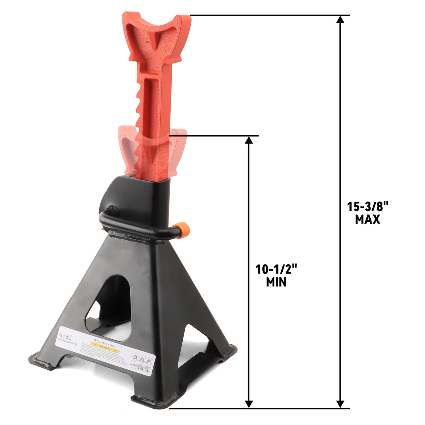 Jack Stands 2 Ton(4400 LBs) Lifting Car Stand, Fit Use for Cars Automotive Sedans, 2 Pack