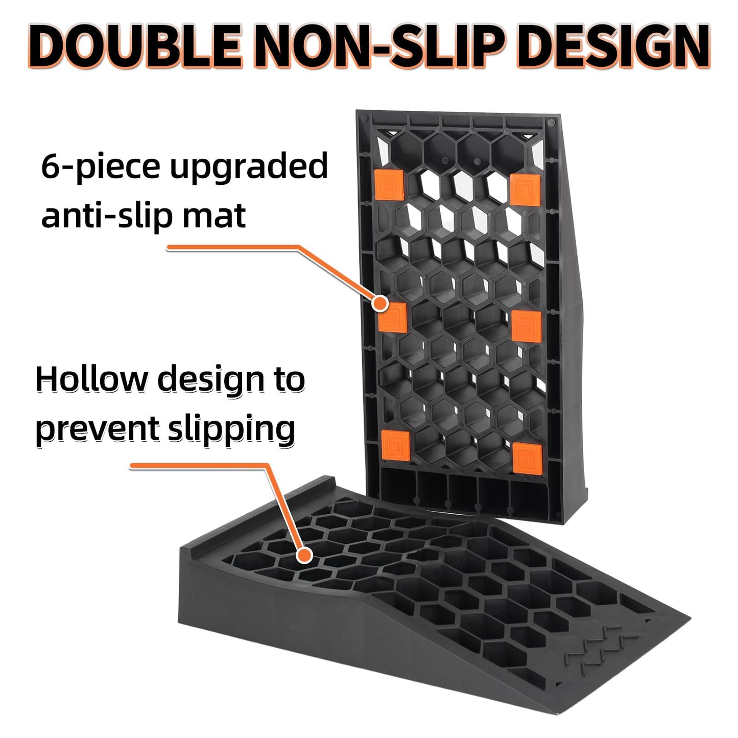 Car Ramp, Slow Profile Car Ramps, Rhino Ramps Driveway Ramp, 2 Pack for Lift Vehicle Maintenance