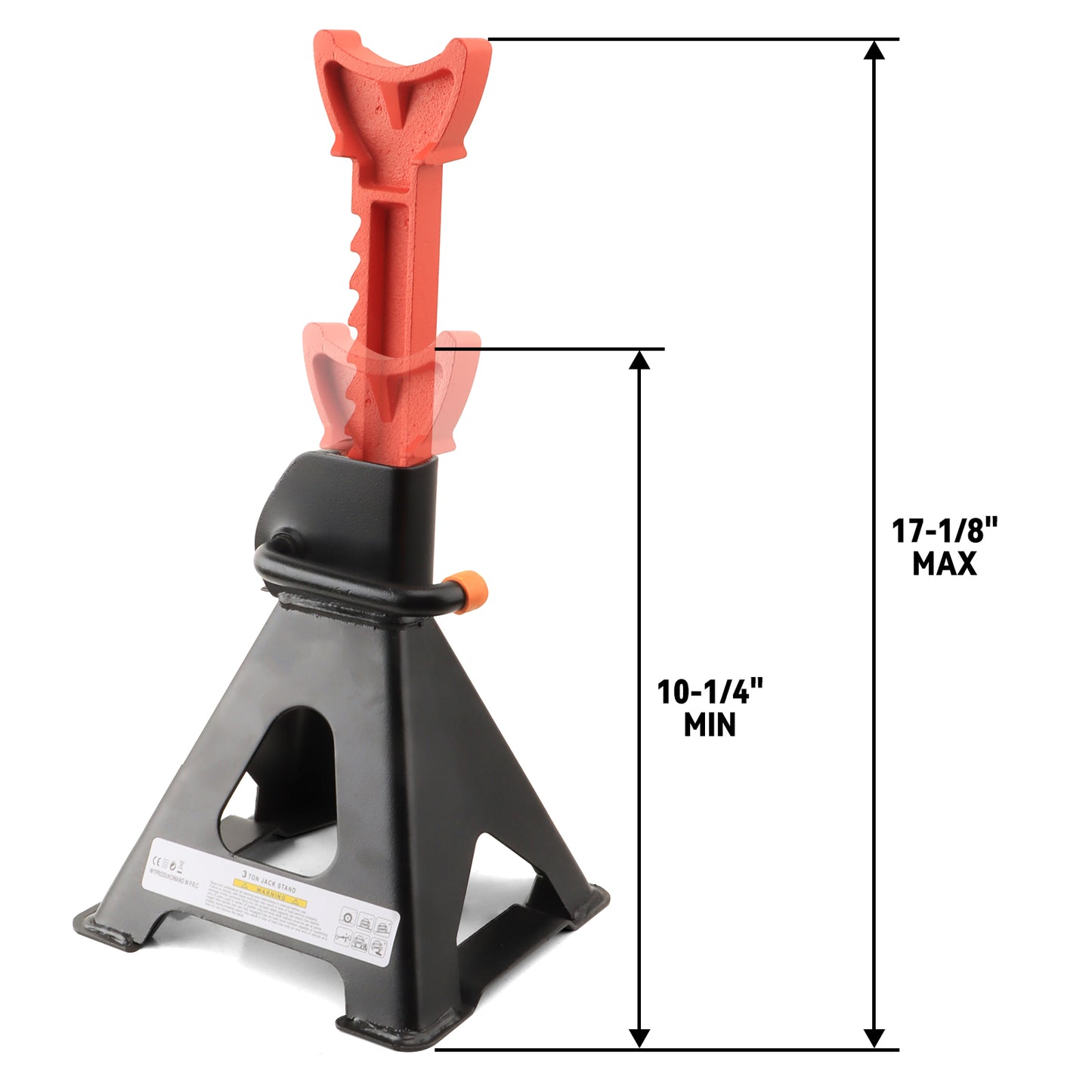 Lafati Jack Stands 3 Ton(6600 LBs) Lifting Car Stand, Fit Use for Cars Automotive Sedans, 2 Pack