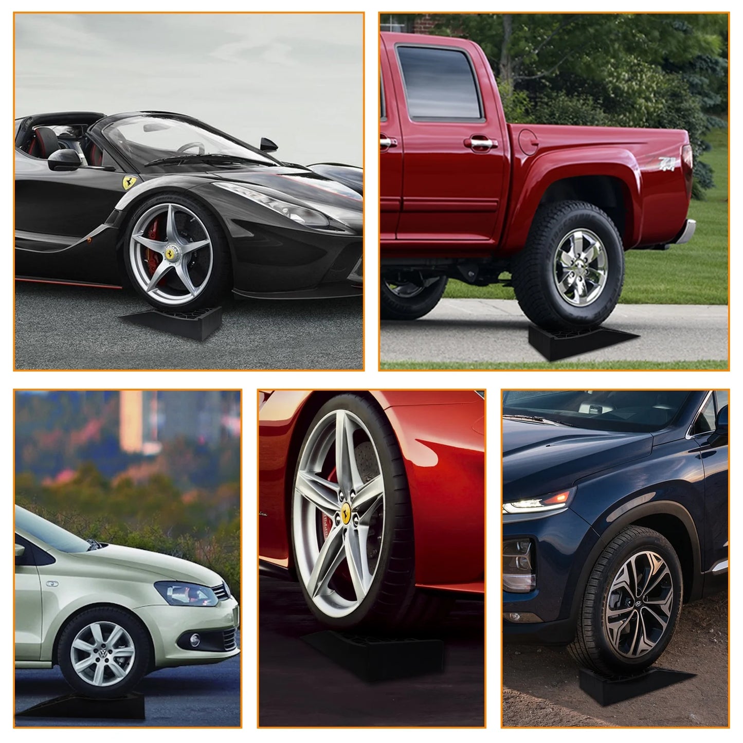 Car Ramp,Slow Profile Car Ramps,Rhino Ramps Driveway Ramp,2 Pack for Lift Vehicle Maintenance