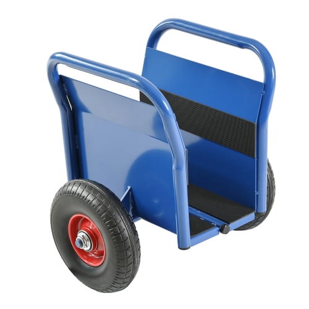 1500 LBS Heavy Duty Drywall Cart Steel Panel Truck with Wheels, Folding Table Cart, Chair Cart Desk Trolley for Garage, Home, Office