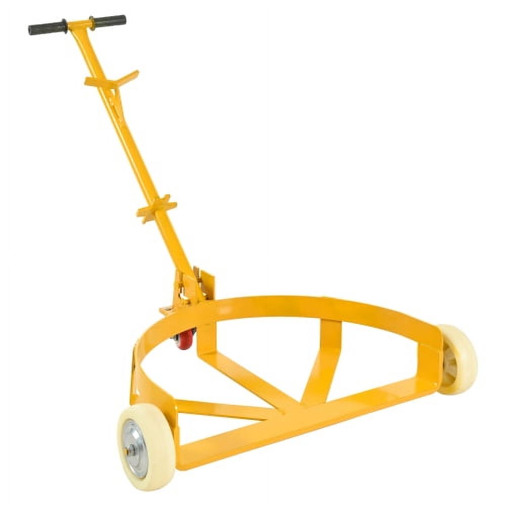 Effortless Transportation with 55 Gallon Drum Dolly - Steel Oil Drum Roller Cart - 1200 lb Capacity