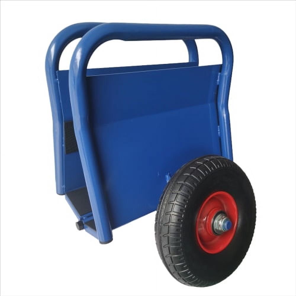 1500 LBS Heavy Duty Drywall Cart Steel Panel Truck with Wheels, Folding Table Cart, Chair Cart Desk Trolley for Garage, Home, Office