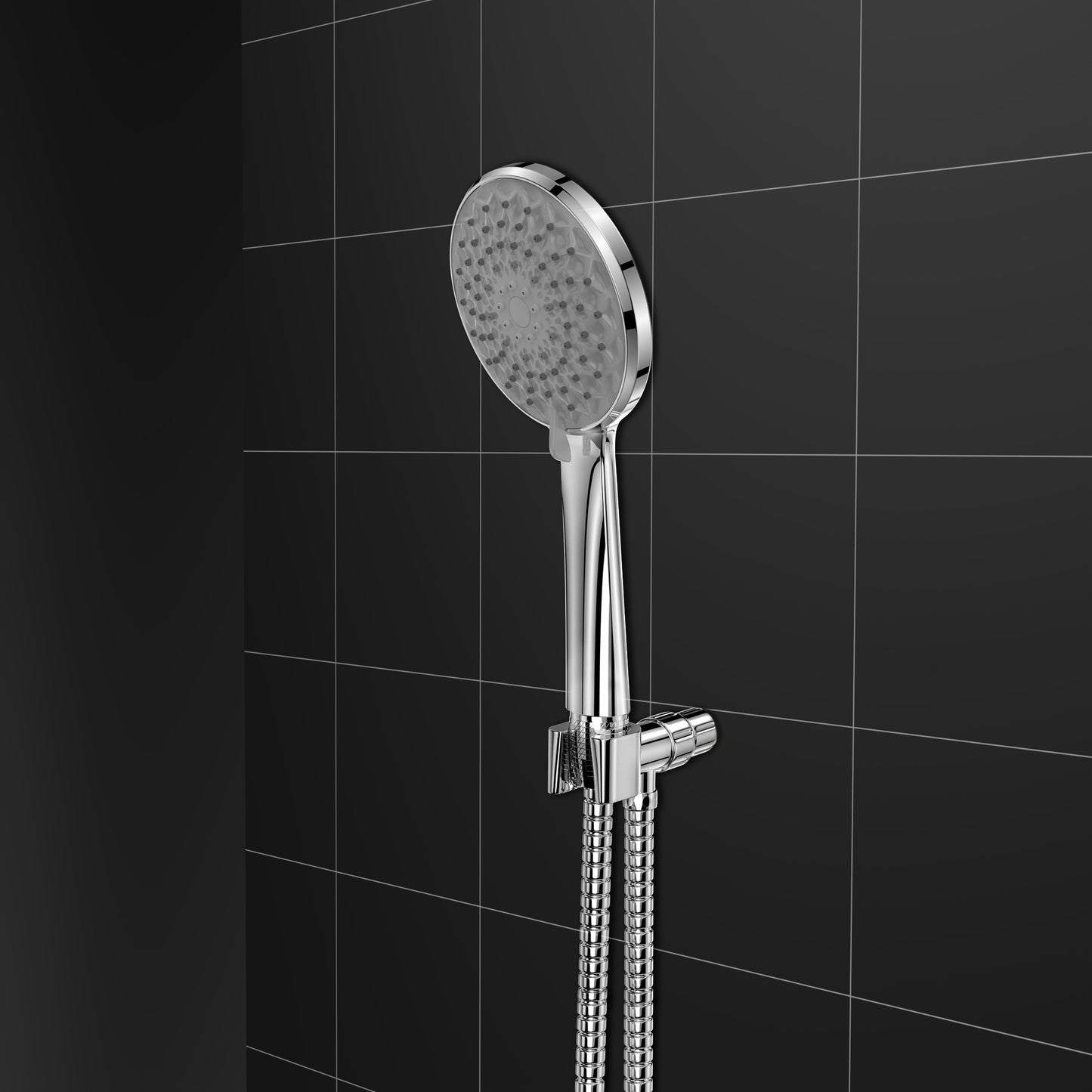 Lafati Handheld Shower Head Set with 6-Mode 60" Hose - Easy Install, Water-Saving Detachable Rain Shower for Ultimate Bathing Experience
