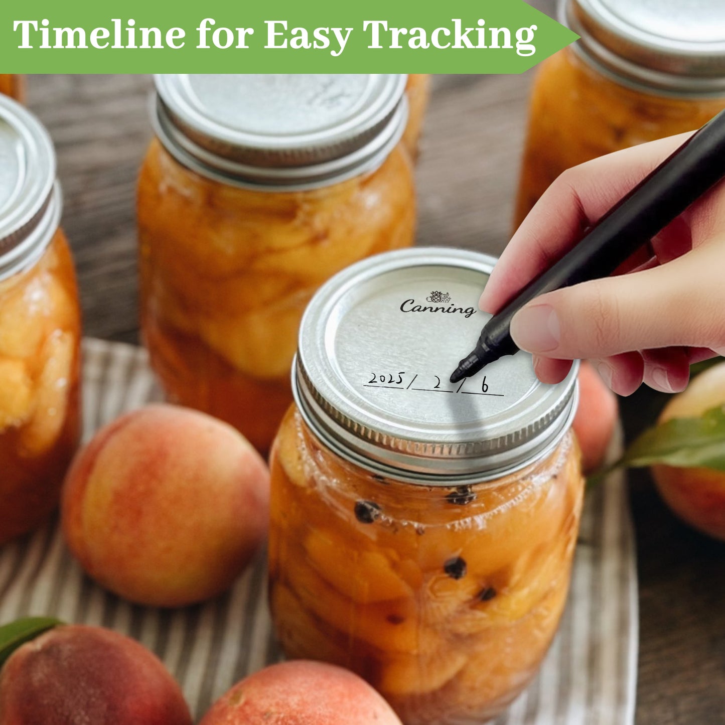 36Pcs Canning Lids with Rings Regular Mouth, Premium Mason Jar Lids with Bands/Rings for Regular Mouth Ball, Kerr Jars - Food Grade Material, 100% Fit & Airtight for Regular Mouth Mason Jars