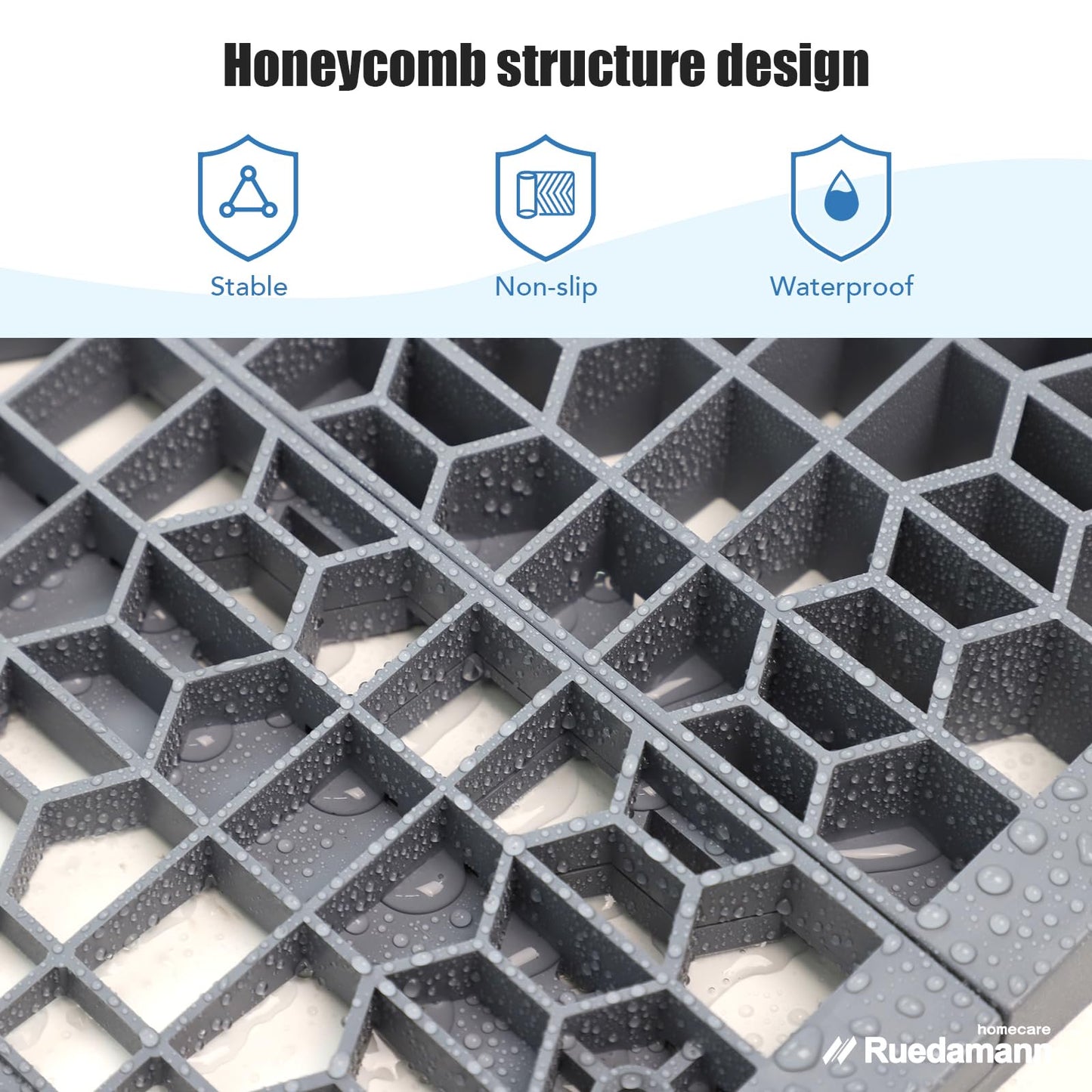 Modular Threshold Ramps,3" Rise Plastic Wheelchair Ramps,3000LBS Capacity,Mobility Door Ramps for Home Steps,Detachable Entry Ramps,Non-Slip Curb Ramps for Scooters、Cars、2 PCS