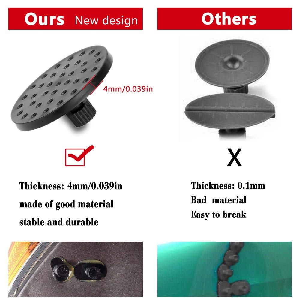 Auto Dent Puller Kits,Adjustable Golden Dent Remover Tools Paintless Dent Repair Kit Dent Lifter Puller for Car Large & Small Ding Hail Dent Removal