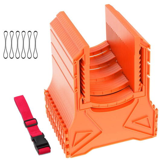 RV Sewer Hose Support - Orange, Heavy Duty Plastic - 15-Foot