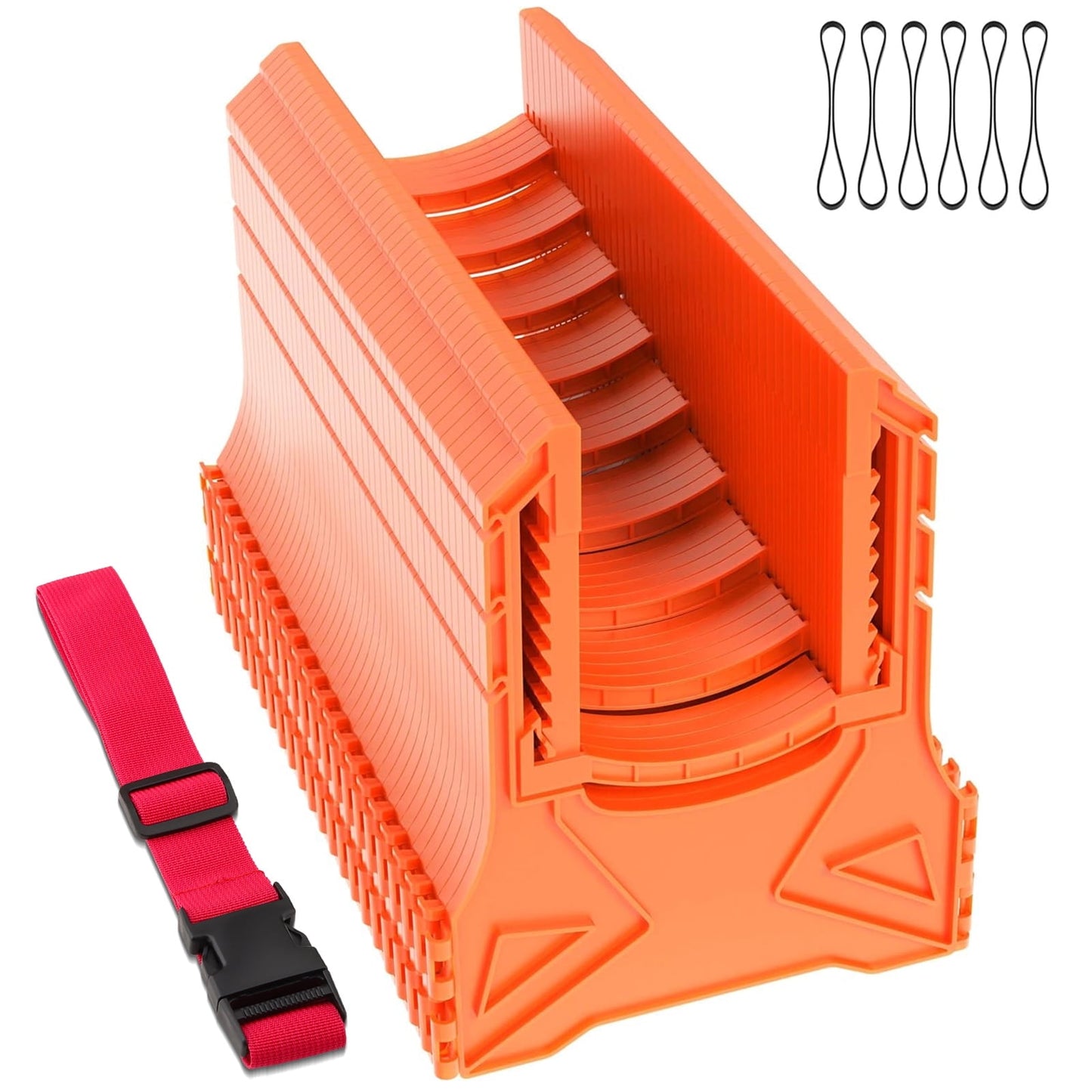 RV Sewer Hose Support - Orange, Heavy Duty Plastic - 20-Foot