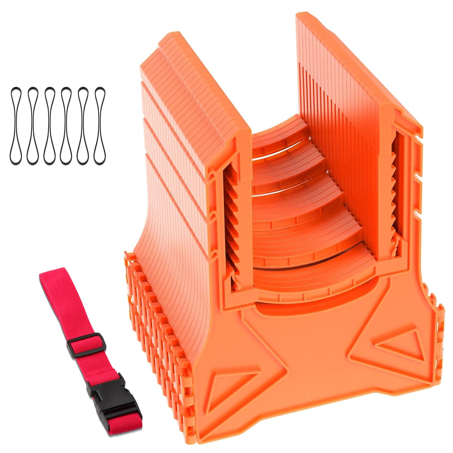 RV Sewer Hose Support - Orange, Heavy Duty Plastic - 10-Foot