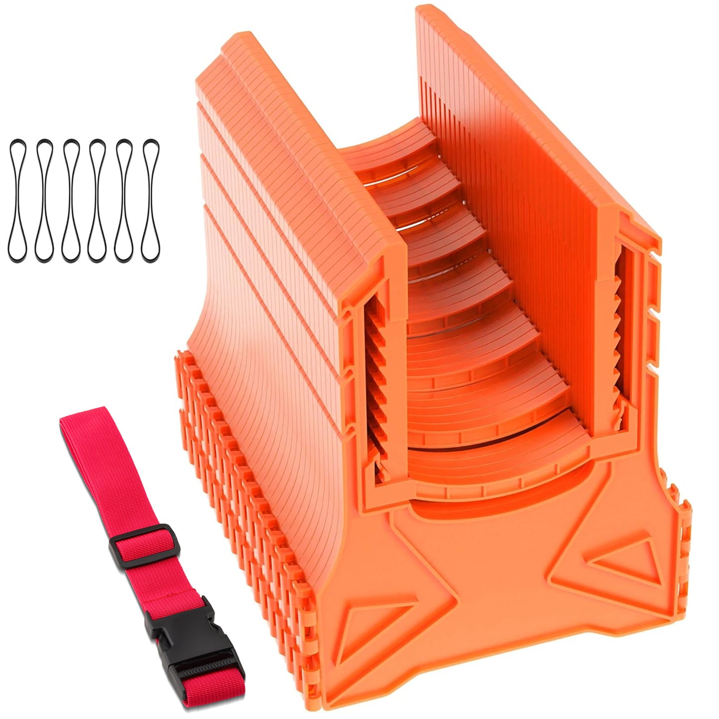 RV Sewer Hose Support - Orange, Heavy Duty Plastic - 15-Foot