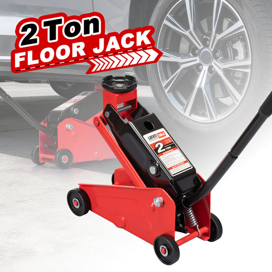 2 Ton Car Jack Lift, Heavy Duty Hydraulic Jack for SUV & Mini RV, Low Profile Design, All Steel Construction, Lifting Range 5.7"~15.7"