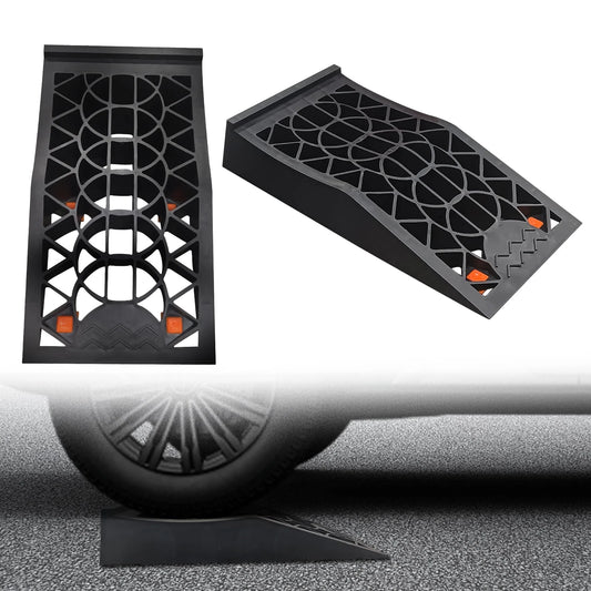 Car Ramp，Slow Profile Car Ramps，Rhino Ramps Driveway Ramp，2 Pack for Lift Vehicle Maintenance