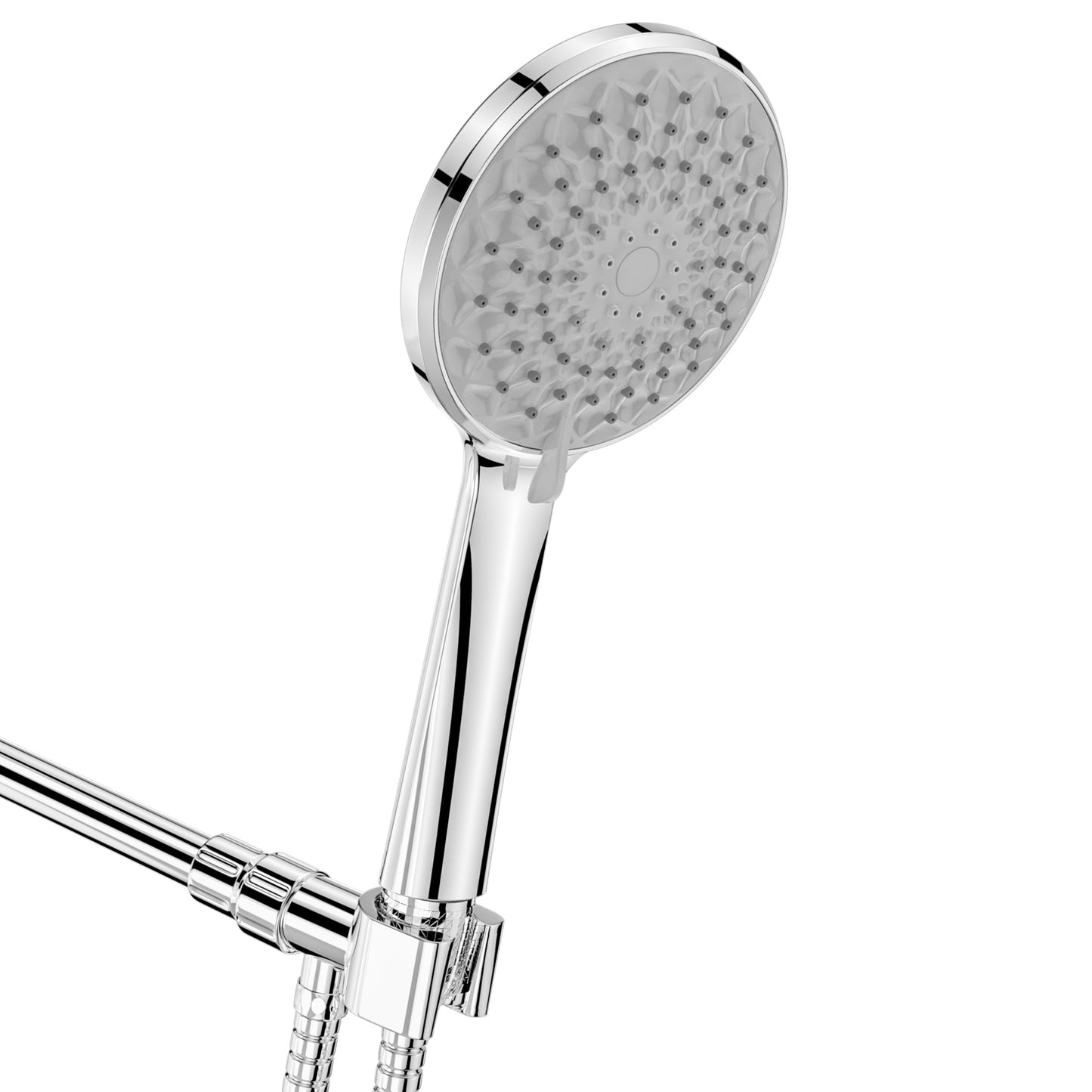 Lafati Handheld Shower Head Set with 6-Mode 60" Hose - Easy Install, Water-Saving Detachable Rain Shower for Ultimate Bathing Experience
