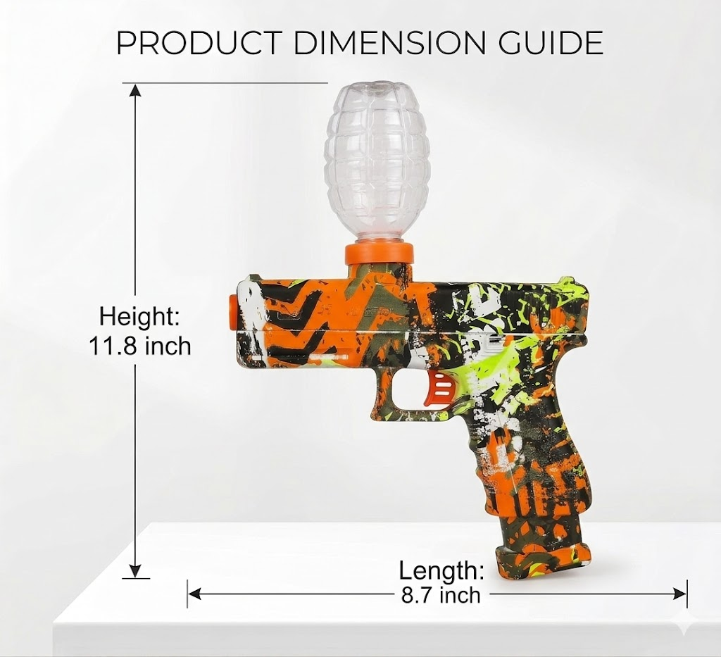 Gel Ball Blaster Splatter Ball Blaster Highly Assembled Splat Blasters Ages 14+