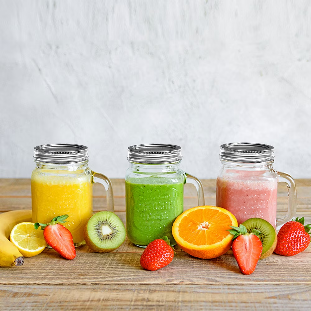 100pcs Regular Mouth Canning Lids, Mason Jar Lids for Canning, Reusable Leak Proof Split-type Solid Lids, Food Grade Material
