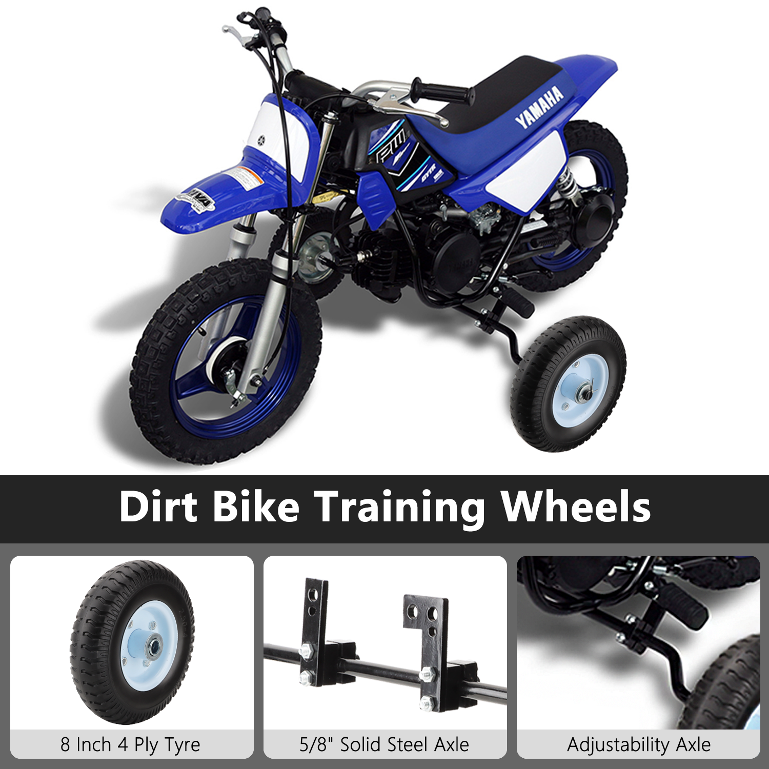 Dirt Bike Training Wheels Compatible with Honda XR50 CRF50 Z50 Dirt Bike Training Wheels Compatible with Honda XR50 CRF50 Z50