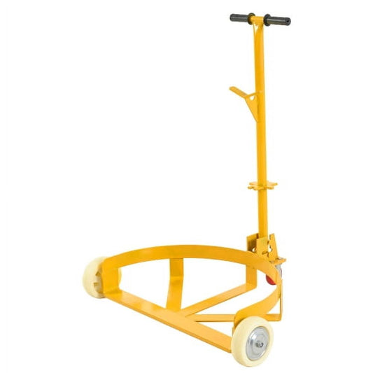 Effortless Transportation with 55 Gallon Drum Dolly - Steel Oil Drum Roller Cart - 1200 lb Capacity