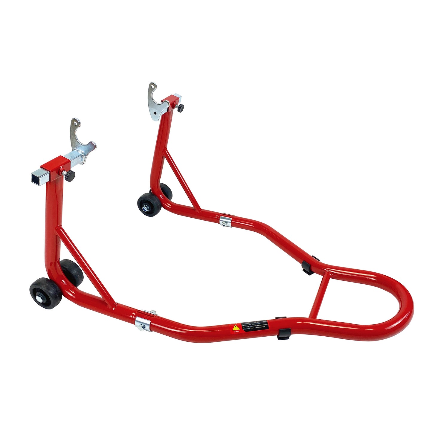 Motorcycle Stand 850LB Sport Bike Rear Wheel Lift Swingarm Paddock Stands Red, U