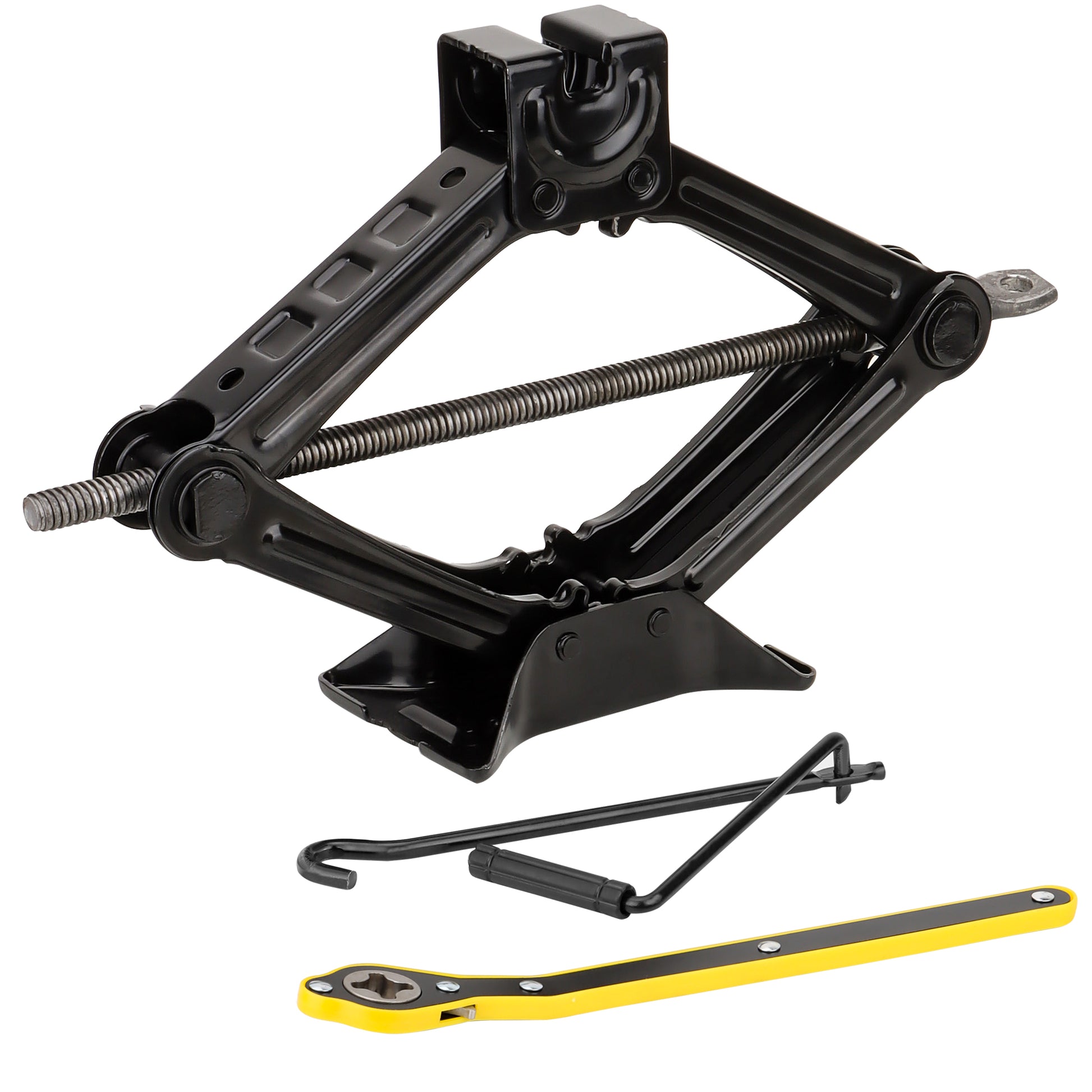 SIXTOL SX SCISSOR JACK 1,5T | Schaarjack met draaislinger en haak | Autokrik compact | Max. hefvermogen 1,5 ton | Met rubberen pad SIXTOL SX SCISSOR JACK 1,5T | Schaarjack met draaislinger en haak | Autokrik compact | Max. hefvermogen 1,5 ton | Met rubberen pad